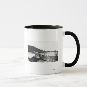 Goldstrand, Oregon-Brücke über Schurken- Fluss Tasse