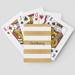 Goldstreifen-kundenspezifische Spielkarte