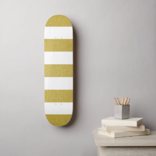 Goldstreifen, weiße Streifen, Streifen Skateboard