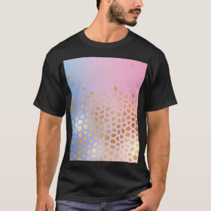 Goldstruktur: abstrakter Verlauf T-Shirt