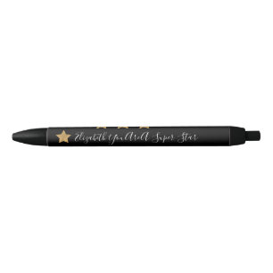 Goldsuperstern-Monogramm-Inspirational Glückwunsc Kugelschreiber