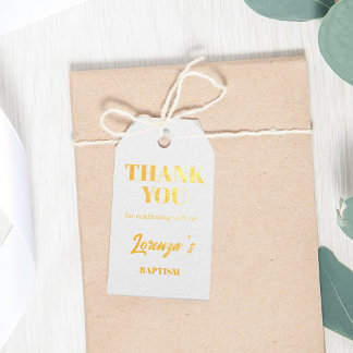 Goldtaufe Geschenkanhänger