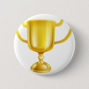 Goldtrophäe-Illustration Button