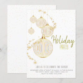 Goldurlaub - Party Einladung