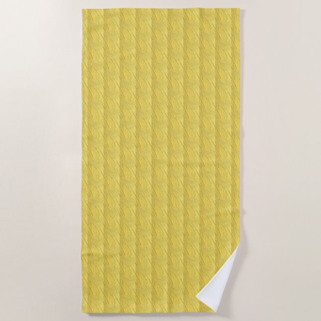 Goldvenein-Strandtuch Strandtuch (Vorderseite)