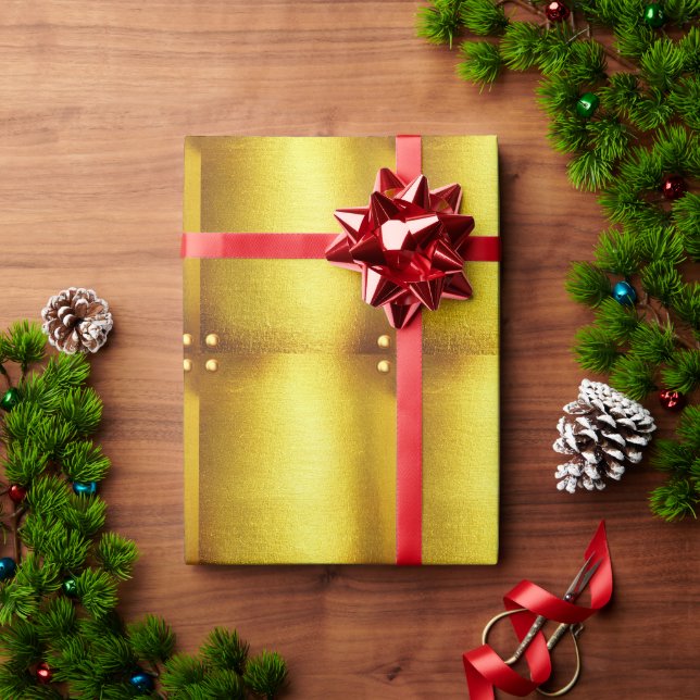 Goldverpackungspapier Geschenkpapier (Feiertagsgeschenk)