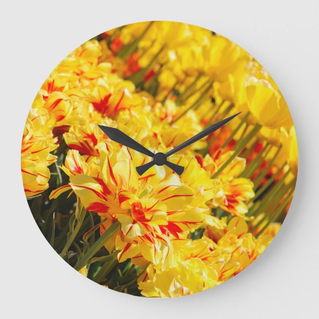 Goldwachstum Große Wanduhr (Vorderseite)