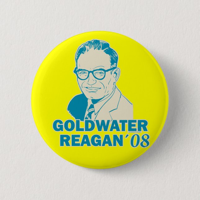 Goldwater Reagan 08 Knopf Button (Vorderseite)