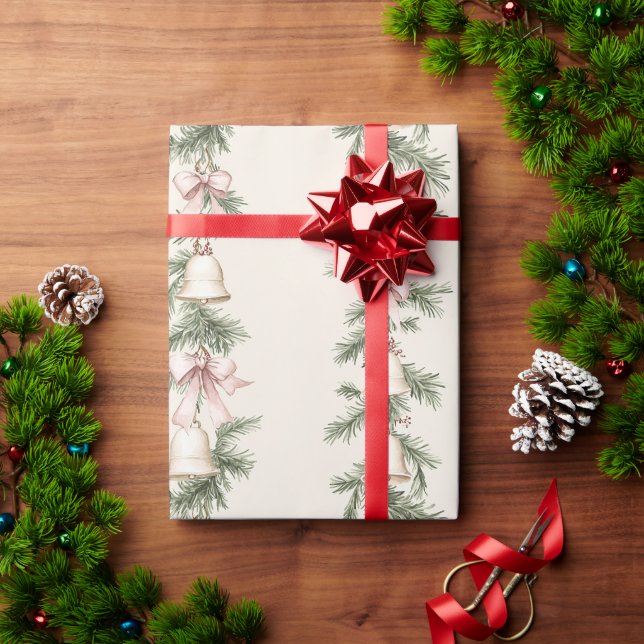 Goldweihgabeln Geschenkpapier (Feiertagsgeschenk)