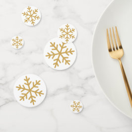 Goldweihnachtliches Party Konfetti