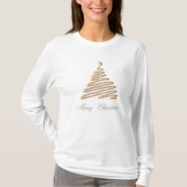 Goldweihnachtsbaum T-Shirt