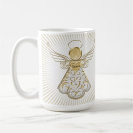 Goldweihnachtsengel von AnmutSunrays Kaffeetasse