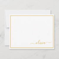 Goldweiße, moderne Script-Girl-Monogramm-Bezeichnu