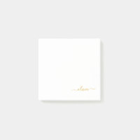 Goldweiße, moderne Script-Girl-Monogramm-Bezeichnu