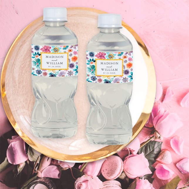 Goldweiße Wildblume Wasserfarbener Frühling Botani (Von Creator hochgeladen)