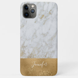 Goldweißer Bling-Luxus-Marmor Case-Mate iPhone Hülle