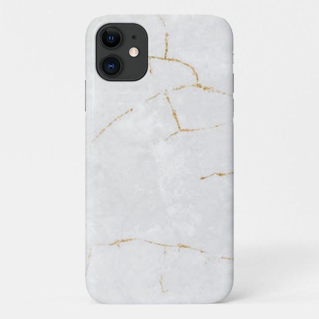 Goldweißer Marmor Case Mate Barely There (Rückseite)