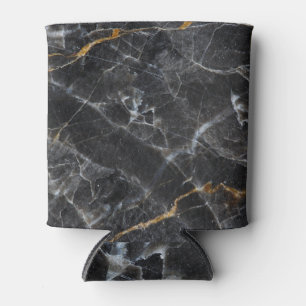 Goldweißes Marmordesign Dosenkühler