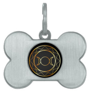 GoldWiccan Symbol Dreiergruppen-Göttin Tiermarke