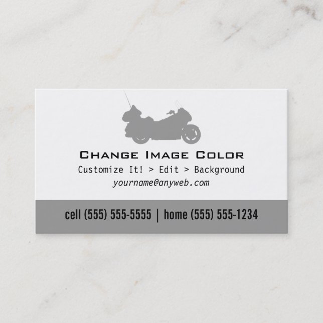 Goldwing - carte de visite personnel (Devant)