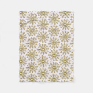 Goldwinter Schneeflocke-Schnee-Decken-Fleece Fleecedecke