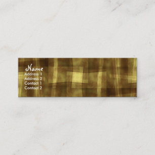 GOLDY-ABSTRACT Profilkarte Mini Visitenkarte