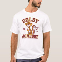Goldy Is My Homeboy Retro-Gopher-T-Shirt
