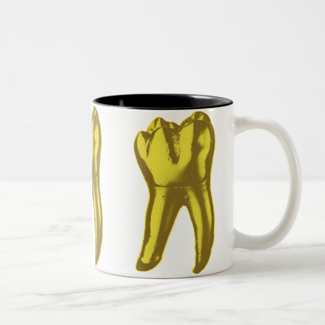 Goldzahn Zweifarbige Tasse (Rechts)