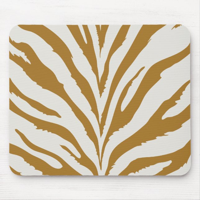 Goldzebra-Muster Mousepad (Vorne)