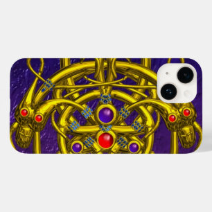 GOLDZELLTISCHE KNOTEN, ZWEI DRAGONEN, GEMSTONEN Li title_seo2