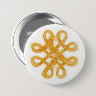 GOLDZELLTISCHER KNOCHENKNOPF-Button Button