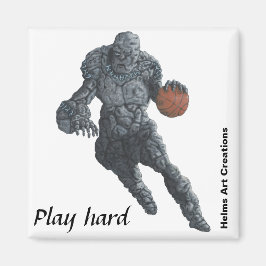 Golem Gaming Basketball Fantasy Magnet für Musik