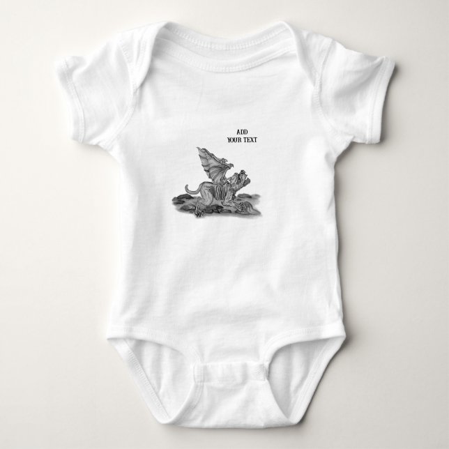 Golem Gargoyle Baby Strampler (Vorderseite)