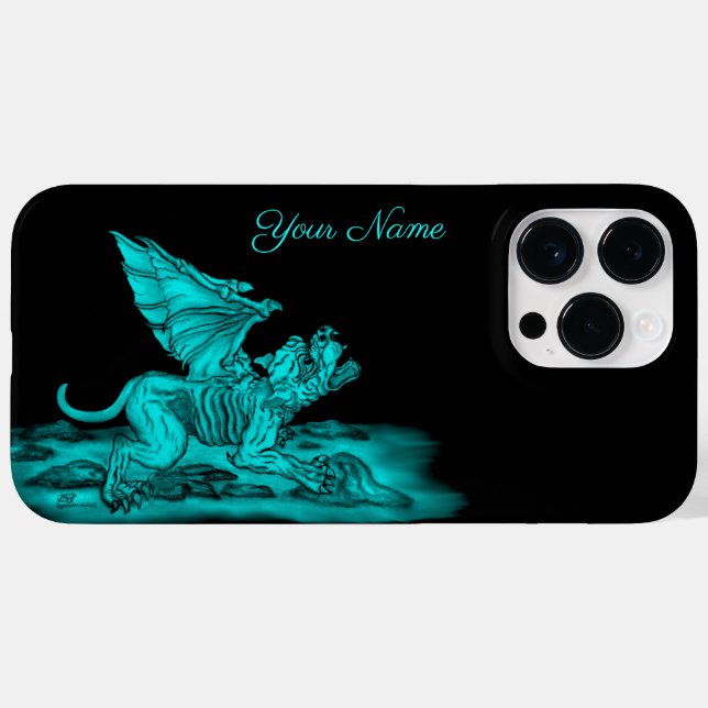 Golem Gargoyle Case-Mate iPhone 14 Pro Max Hülle (Rückseite (Horizontal))