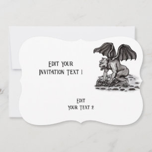 Golem Gargoyle Einladung