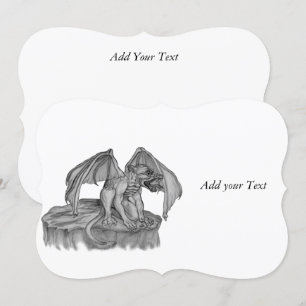 Golem Gargoyle Einladung