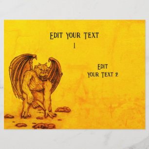 Golem Gargoyle Flyer