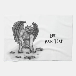 Golem Gargoyle Geschirrtuch