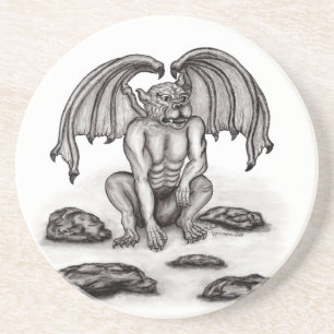 Golem Gargoyle Getränkeuntersetzer