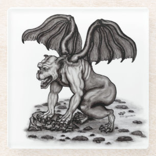 Golem Gargoyle Glasuntersetzer