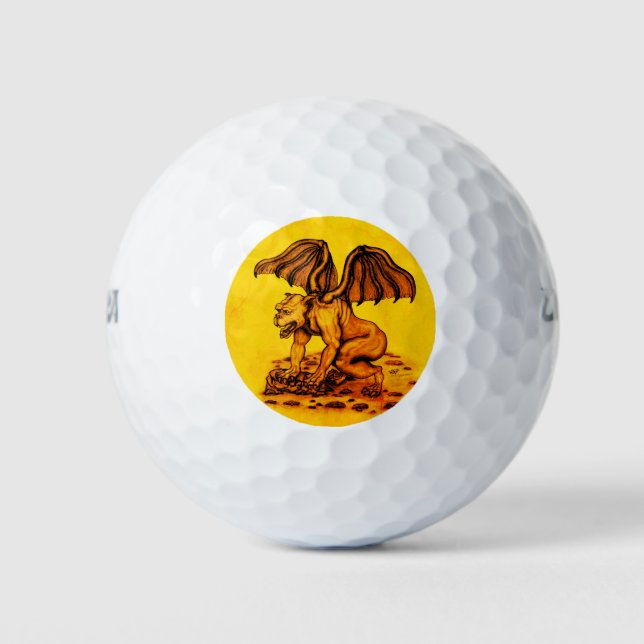 Golem Gargoyle Golfball (Vorderseite)