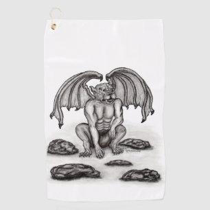 Golem Gargoyle Golfhandtuch