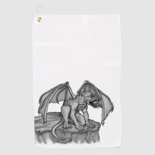 Golem Gargoyle Golfhandtuch