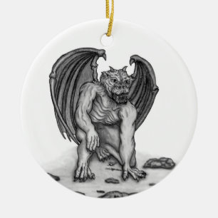 Golem Gargoyle Keramik Ornament