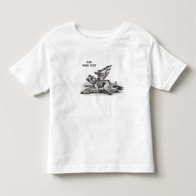 Golem Gargoyle Kleinkind T-shirt (Vorderseite)
