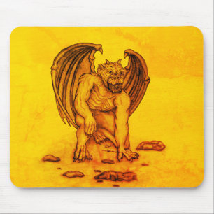 Golem Gargoyle Mousepad