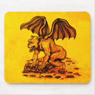 Golem Gargoyle Mousepad