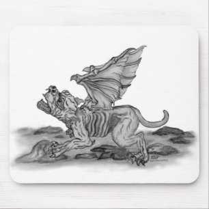 Golem Gargoyle Mousepad