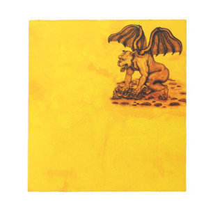 Golem Gargoyle Notizblock