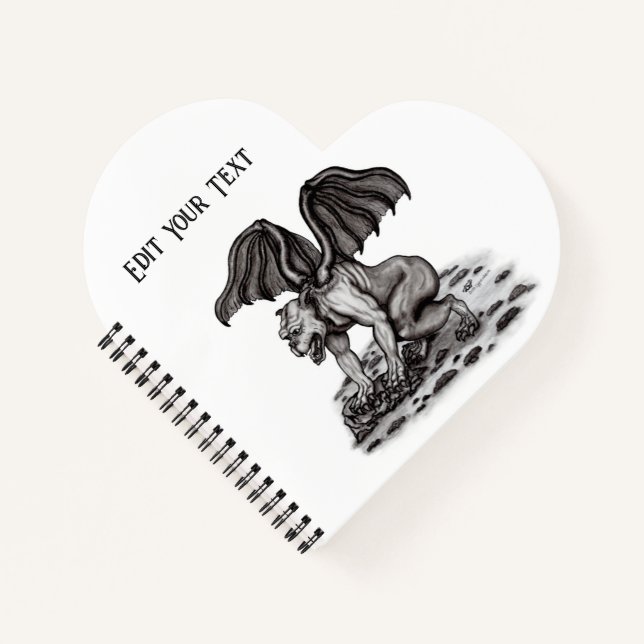 Golem Gargoyle Notizbuch (Vorderseite)